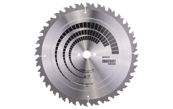 Bosch Professional Kreissägeblatt Construct Wood, 400x30x3,2mm 28