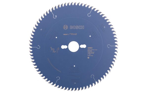 Bosch Professional Kreissägeblatt Expert for Wood, 250x30x2,5mm, 80