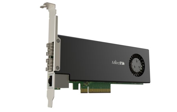 Mikrotik CCR2004-1G-2XS-PCIE: NIC 2xSFP28, PCIe-x8 V3.0, RouterOS