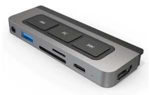 HyperDrive 6-in-1 Hub für iPad Pro/Air USB-C, HDMI, MicroSD, SD, USB-A, AUX