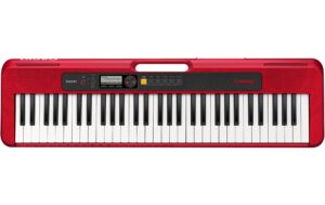 CASIO CT-S200RD Portable Keyboard, 61 Keys, rot