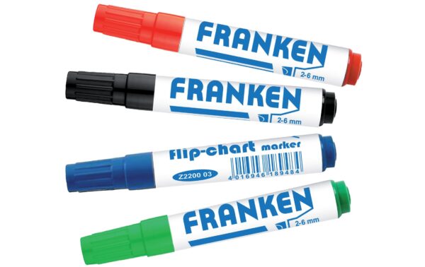 1343173 - Mediatech FRANKEN FlipchartMarker Gleichmässiger, satter Tintenfluss kaufen Schweiz | Mediatech.ch