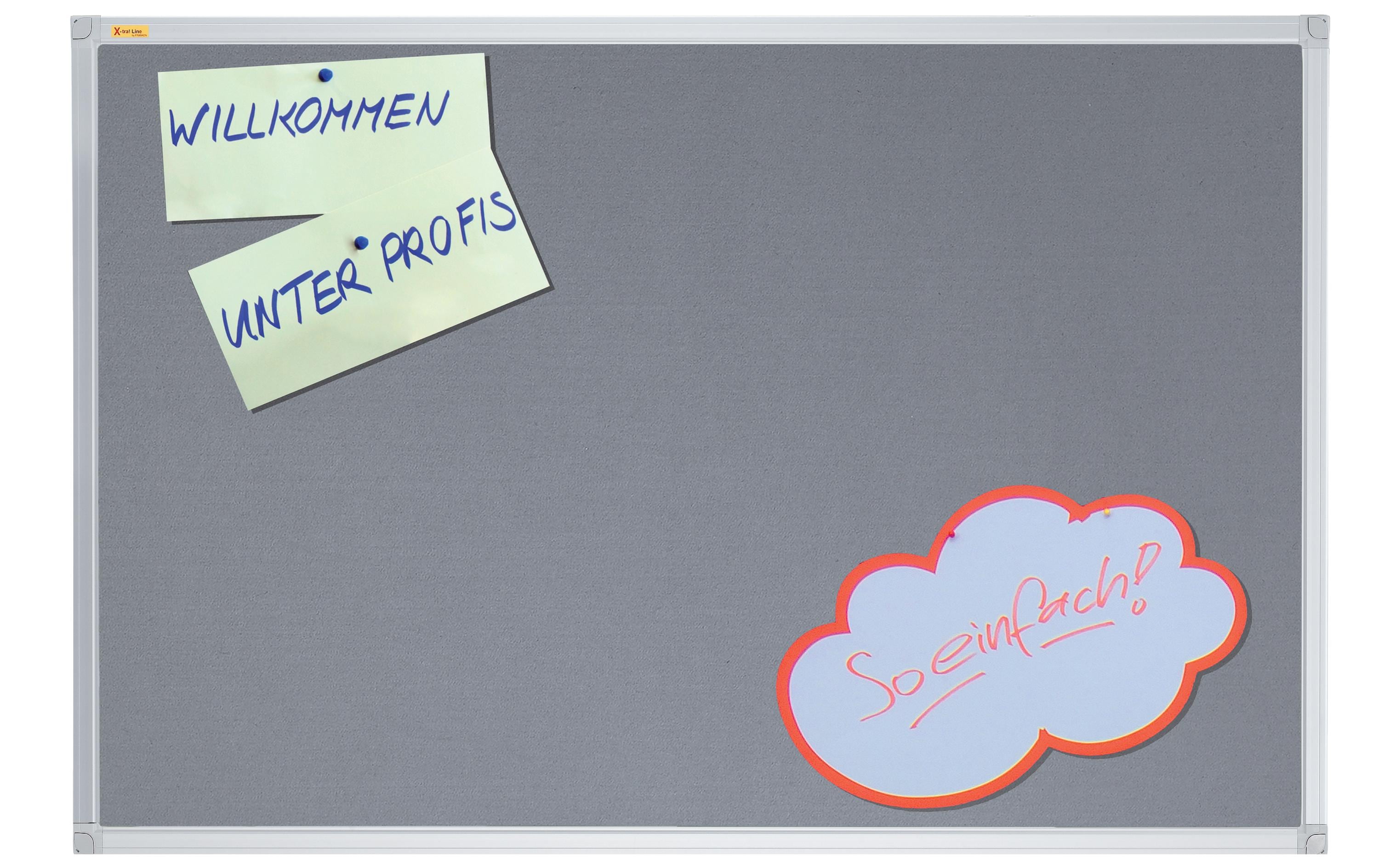 1343393_1 - Mediatech FRANKEN Filztafel X-tra!Line, 60 x 45 cm grau