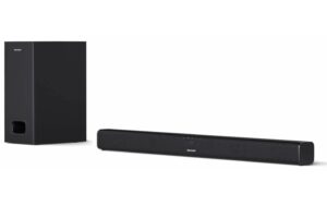 Sharp HT-SBW110, 2.1 Soundbar Wireless Sub, 180W, Bluetooth