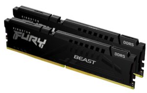 FURY Beast DDR5 64GB 2-Kit 5600MT/s 2x 32GB, CL40-40-40, 1.25V, 288Pin, XMP