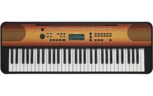 Yamaha PSR-E360MA Portable Keyboard, 61 Keys, Maple