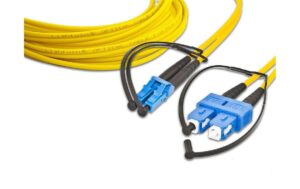 Lightwin LWL Duplex Patchkabel Singlemode 9/125µm, LC-SC, 20.0m OS2
