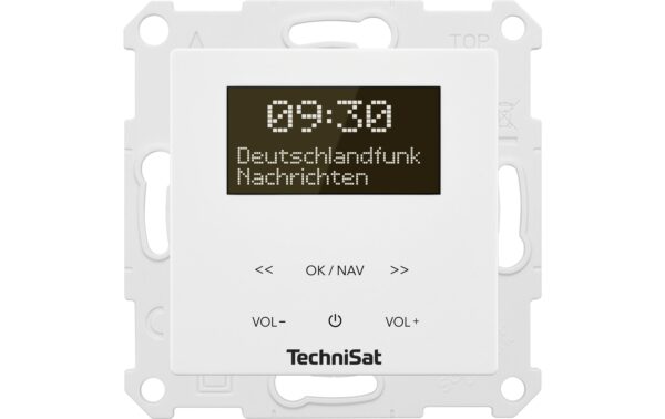 TechniSat DigitRadio Up 55, weiss DAB+ Unterputzradio, BT