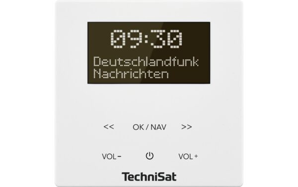 TechniSat DigitRadio Up 55, weiss DAB+ Unterputzradio, BT