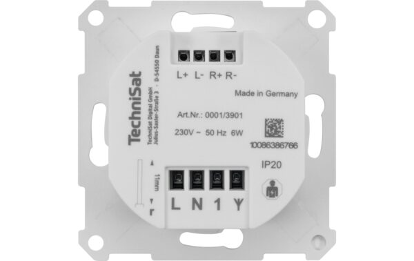TechniSat DigitRadio Up 55, weiss DAB+ Unterputzradio, BT