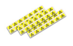 134642 - Mediatech Lightwin LWL Kennzeichnungsaufkleber, Warnung vor Laserstrahlen 160 Stk. kaufen Schweiz | Mediatech.ch