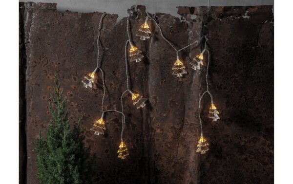 Star Trading Lichterkette Izy Tanne inkl. LED WW, exkl. Batterie 2x AA, IP20
