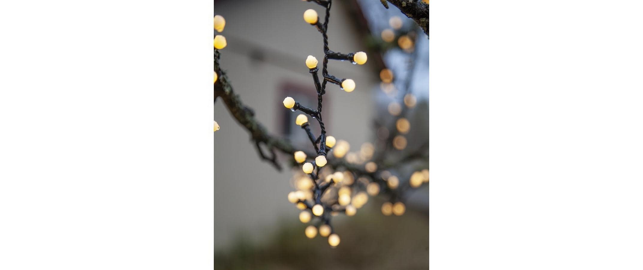 1347351_1 - Mediatech Star Trading Lichterkette Berry Mini schwar inkl. LED WW, IP44, 600cm