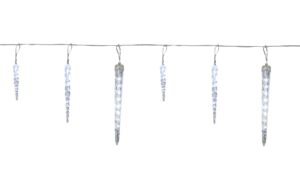 Star Trading Eiszapfen-Lichterkette Gelido inkl. LED KW, IP44, 700cm