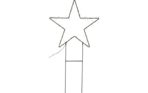 Star Trading Dekoration Barlumi Stern 60cm inkl. LED WW, IP44