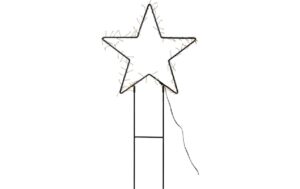 Star Trading Dekoration Barlumi Stern 40cm inkl. LED WW, IP44