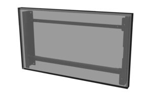 Peerless-AV EWL-49XE4F Outdoor Wandhalter für LG 49XE4F, Landscape