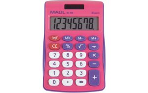 Maul Tischrechner MJ450 Junior 8 Stellen, pink