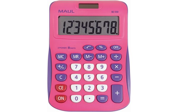 Maul Tischrechner MJ550 Junior 8 Stellen, pink kaufen Schweiz | Mediatech.ch