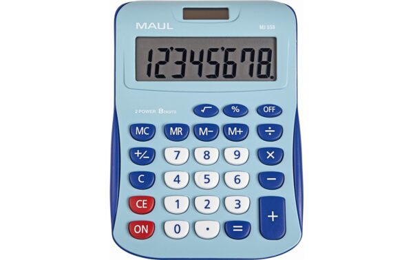 1348139 - Mediatech Maul Tischrechner MJ550 Junior 8 Stellen, blau kaufen Schweiz | Mediatech.ch