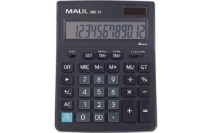 1348144 - Mediatech Maul Tischrechner MXL12 12 Stellen, schwarz, Tax kaufen Schweiz | Mediatech.ch