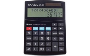 Maul Tischrechner MTL800 12 Stellen, 2 Zeilen, schwarz kaufen Schweiz | Mediatech.ch