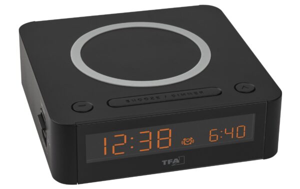 TFA EASY-CHARGE Digitalwecker inkl. L-Batterie