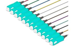Lightwin Faserpigtail, SC, Multimode, 50/125µm, 2.0m, OM3, 12-er Set