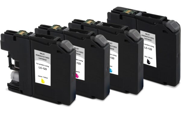 1351092 - Mediatech GenericInk Tinte Brother LC123 Multip. 1 x 18,3 x 10,5ml,BLCMY,1 x 705,3 x 1000 S.