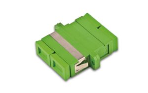 Lightwin LWL Kupplung SC-SC APC, Duplex Singlemode, plastik, grün