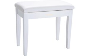 Roland RPB-100WH, Satin white Vinyl Seat, Aufbewahrungsfach
