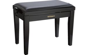 Roland RPB-200PE, Polished ebony Vinyl Seat