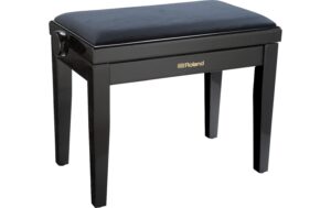 Roland RPB-220PE, Polished ebony Velours Seat