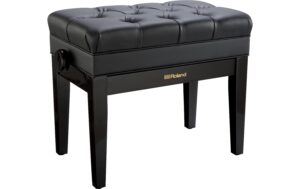 Roland RPB-500PE, Polished ebony Vinyl Seat, Aufbewahrungsfach