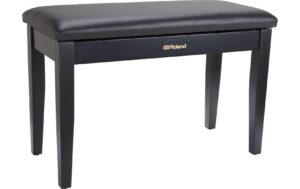 Roland RPB-D100BK Duet size, Satin black Vinyl Seat, Aufbewahrungsfach