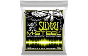 Ernie Ball 2921 Slinky M-Steel E-Gitarren Saitensatz, Regular 10-46 kaufen Schweiz | Mediatech.ch