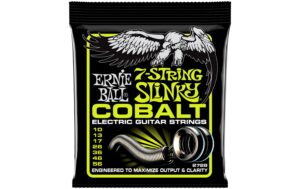 Ernie Ball 2728 Slinky Cobalt E-Gitarren Saitensatz, 7 S., Regular 10-46