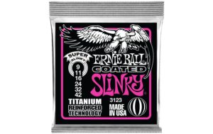 Ernie Ball 3123 Slinky Coated Titanium E-Gitarren Saitensatz, Super 09-42 kaufen Schweiz | Mediatech.ch