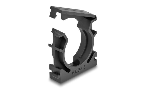 Delock Kabelschlauchhalter 28.5mm, 4 Stück mit Verschlussclip, schwarz kaufen Schweiz | Mediatech.ch