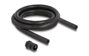 1354540 - Mediatech Delock Kabelschutzschlauch, 2mx18.5mm PG13.5, Schlauchverschraubung Set, schwarz kaufen Schweiz | Mediatech.ch