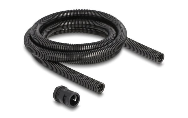 1354540 - Mediatech Delock Kabelschutzschlauch, 2mx18.5mm PG13.5, Schlauchverschraubung Set, schwarz kaufen Schweiz | Mediatech.ch
