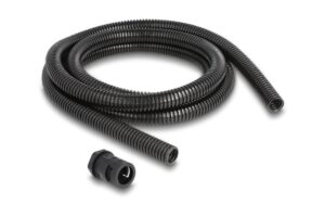 Delock Kabelschutzschlauch, 2mx15.8mm PG11, Schlauchverschraubung Set, schwarz