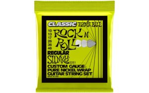 Ernie Ball 2251 Slinky Rock'N'Roll E-Gitarren Saitensatz, Regular 10-46