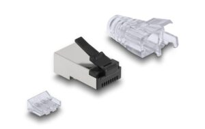 1358778 - Mediatech Delock RJ45 Stecker, FTP, Cat.6, 50er Set mit robuster Rastnase und Knickschutzhülle kaufen Schweiz | Mediatech.ch