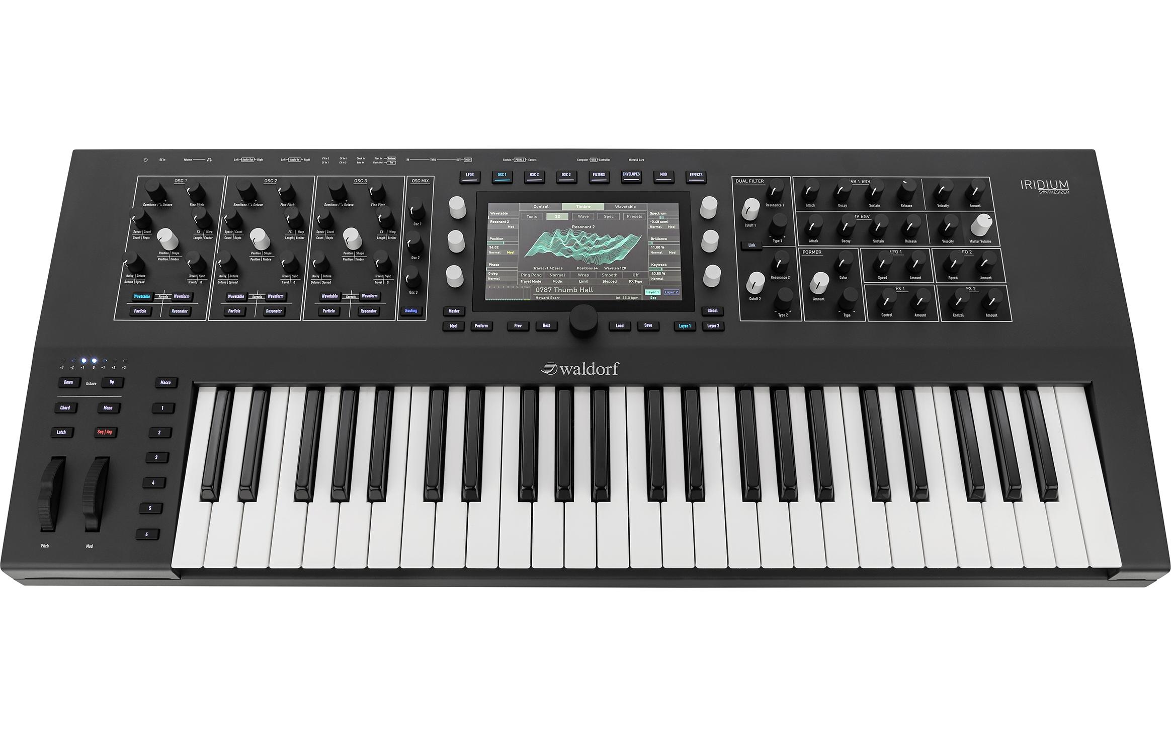 1358822_1 - Mediatech Waldorf Iridium Keyboard Synthesizer, 49 Tasten