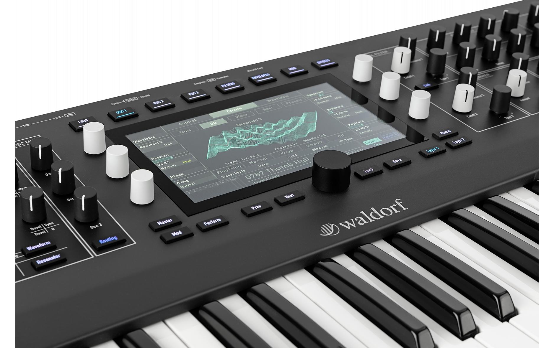 1358822_7 - Mediatech Waldorf Iridium Keyboard Synthesizer, 49 Tasten