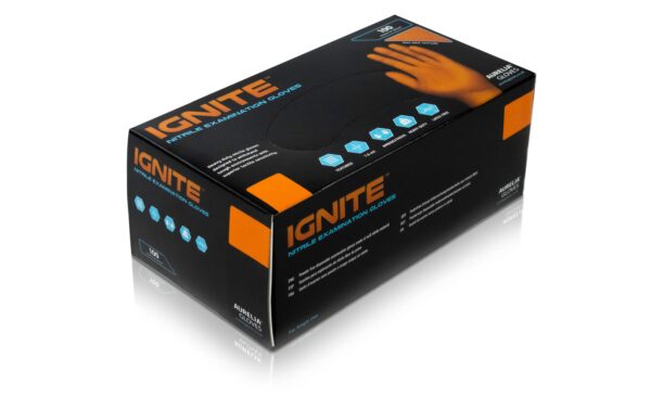 IGNITE Max Grip Nitril L orange, 100 Stk