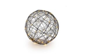 STT LED Dekoration 3D Ball Nero M 60LED sww, Timer 6h/18h, D15cm