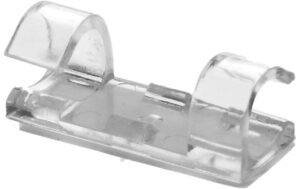Max Hauri Kabelclips-Set 10mm transparent, 14 Stk