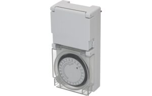 Max Hauri Zeitschaltuhr IP55 24h analog, weiss kaufen Schweiz | Mediatech.ch